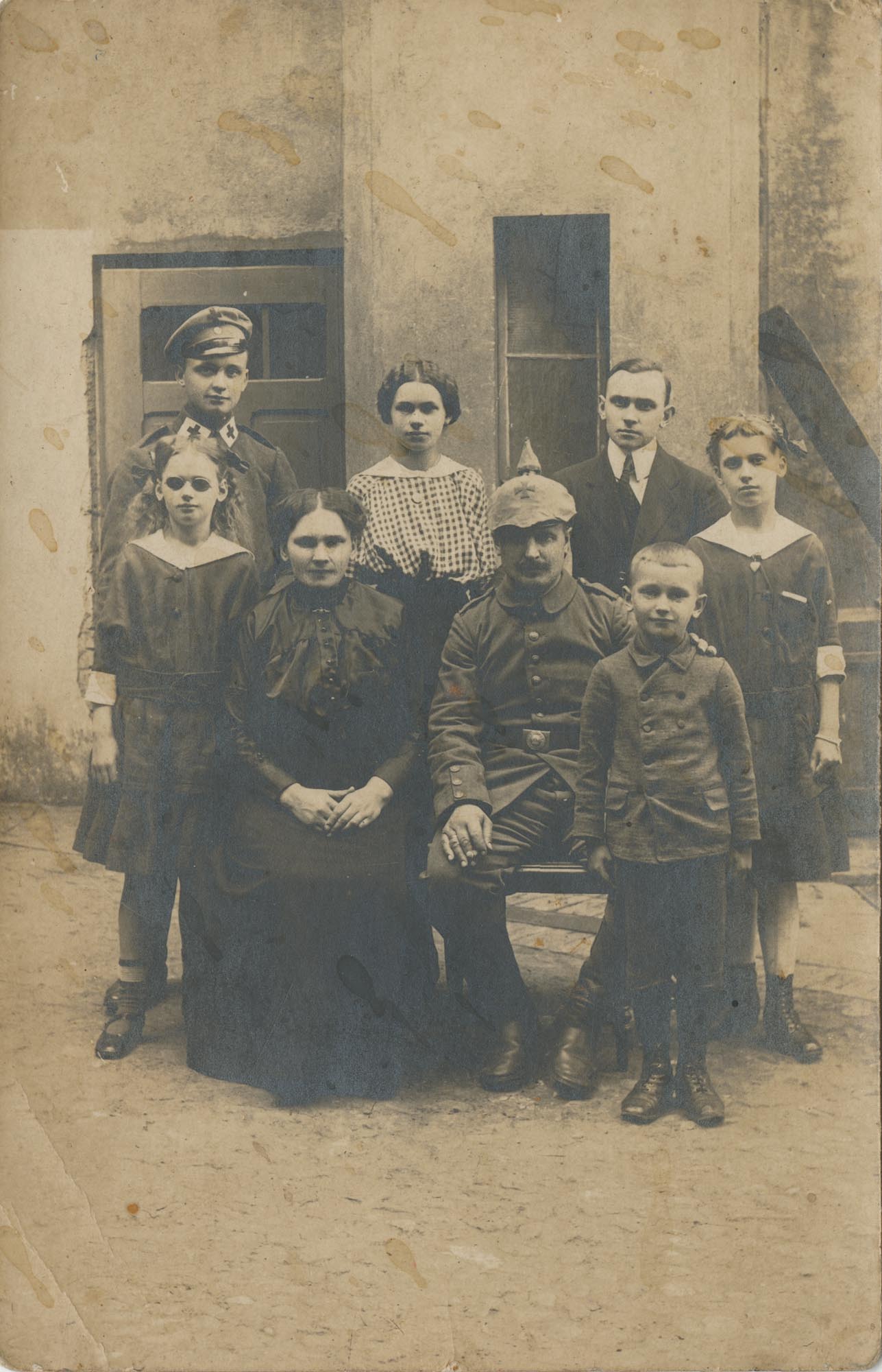 Osieczna. Portret rodzinny, około 1914–1918 roku