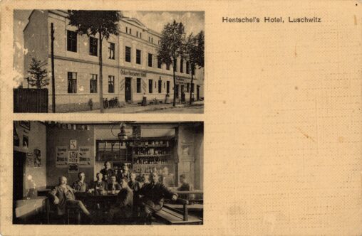 Włoszakowice. Hotel, około 1915 roku, Wschowa, Verlag der photographische Anstalt von Adolf Enderich