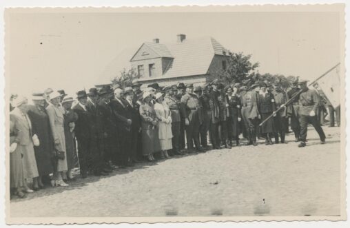 Kąkolewo. Poświęcenie sztandaru Towarzystwa Gimnastycznego „Sokół”, 1935 rok, fot. Tadeusz Semrau