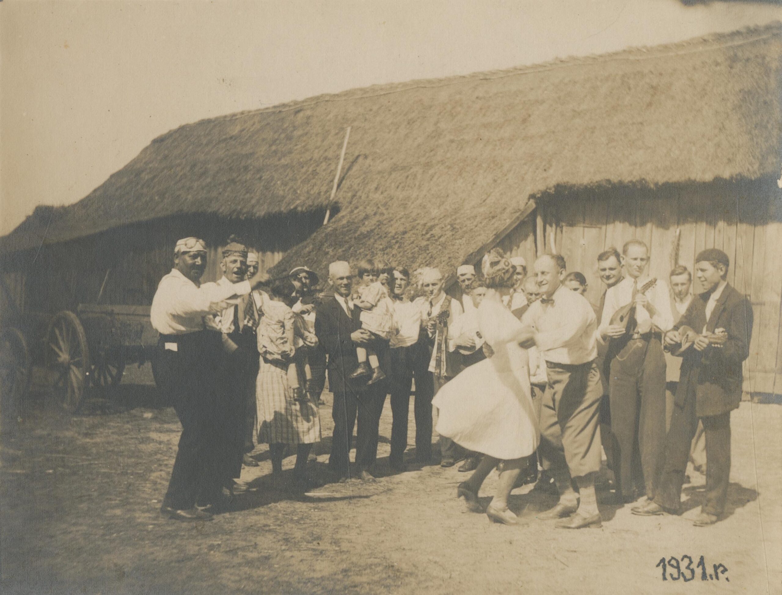 Oporówko. Zespół muzyczny Poczty Polskiej, 1931 rok