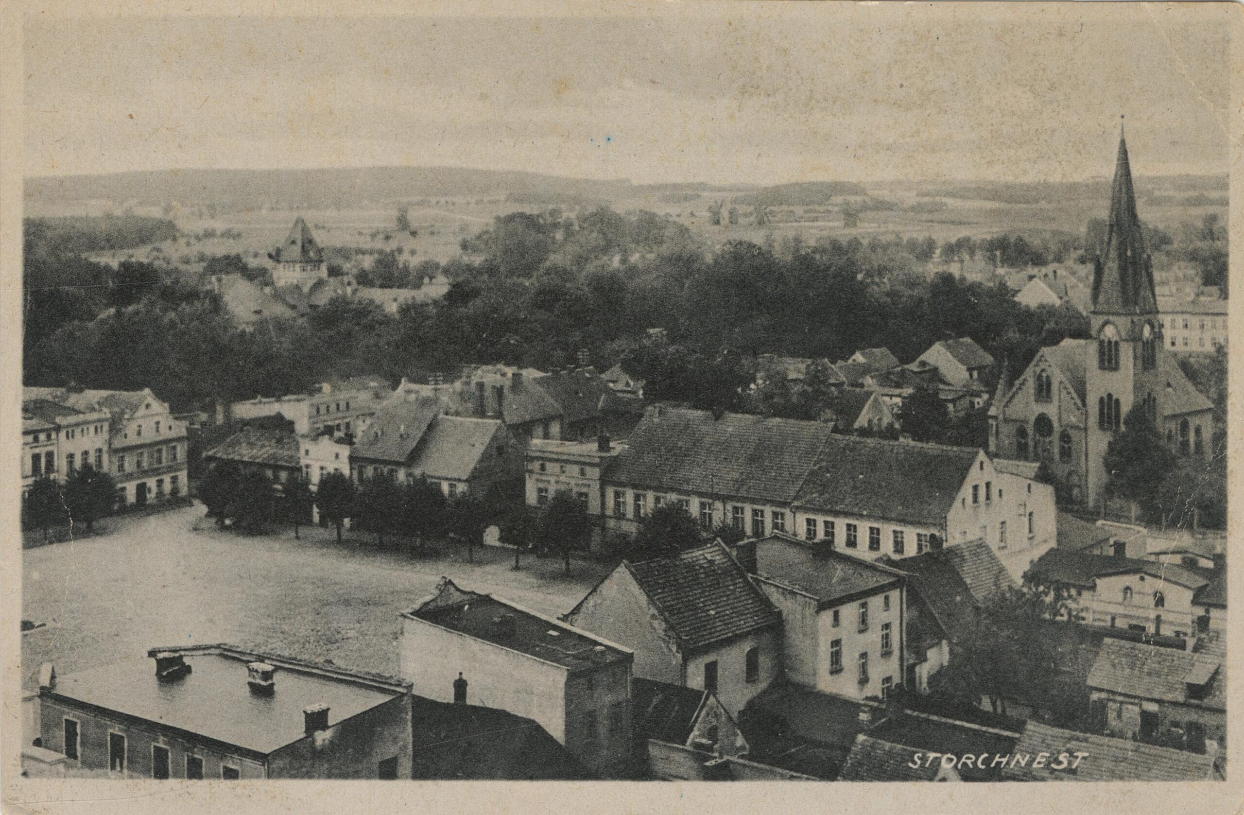 Osieczna. Panorama miasta, lata 1940–1944, Osieczna, Kaufhaus Horst Mehl