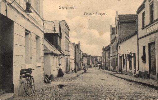 Osieczna. Ulica Tadeusza Kościuszki, około 1910 roku, Osieczna, Verlag H. Krell